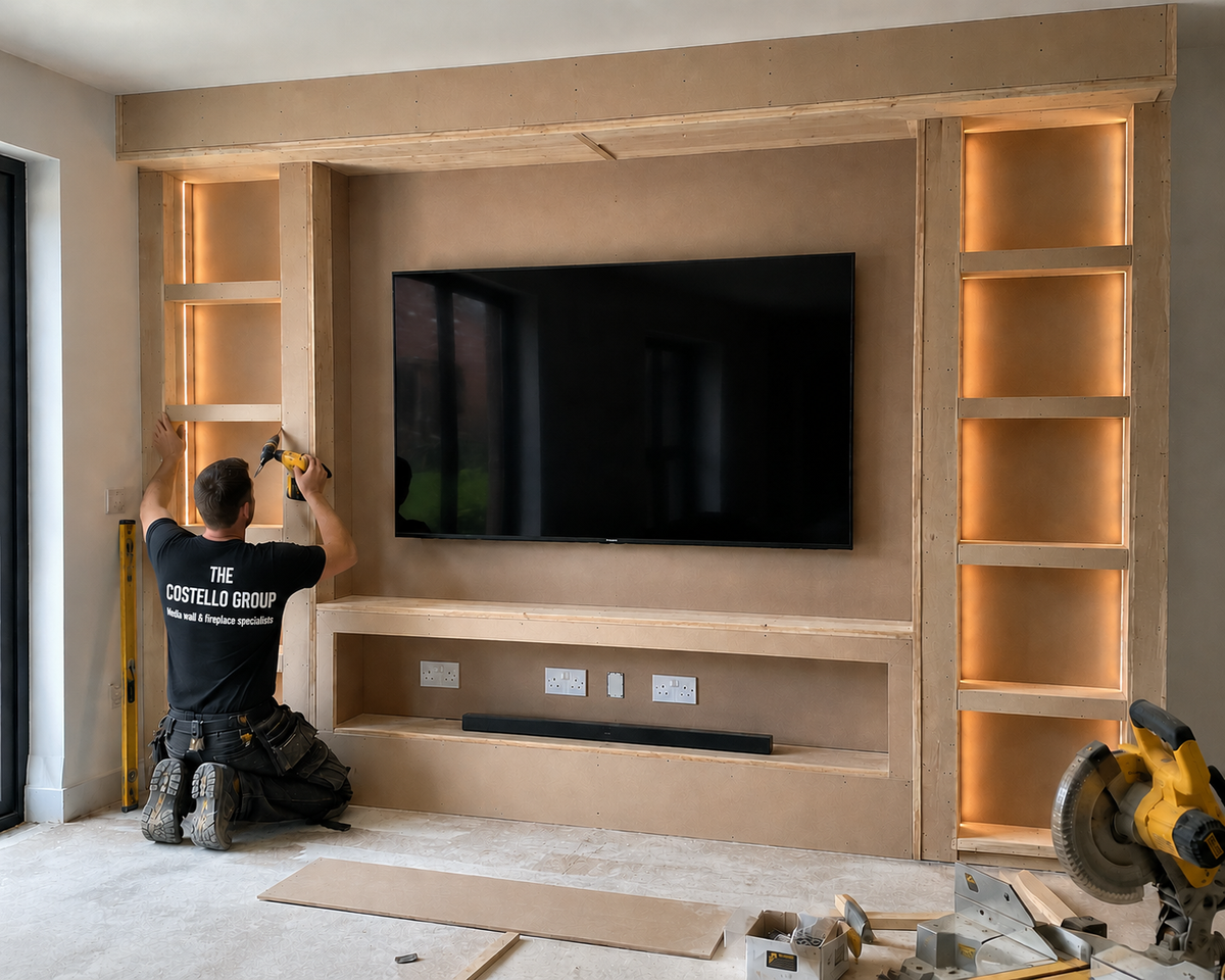 DIY Easy-to-Install Media Walls: A Stylish Way to Transform Your Living Room
