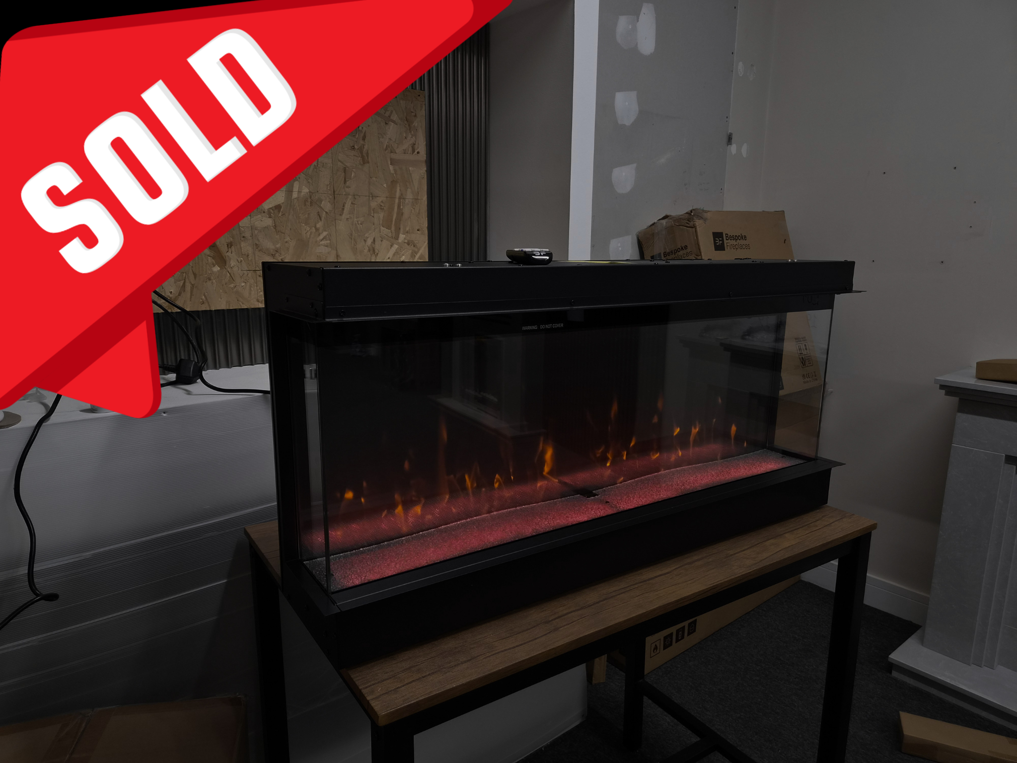 OUTLET - Panoramic 1000S Slim Media Wall Electric Fire
