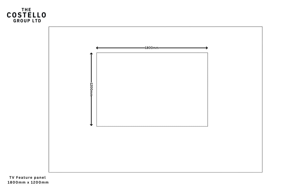 Premium TV Feature Panel With Mood Lighting