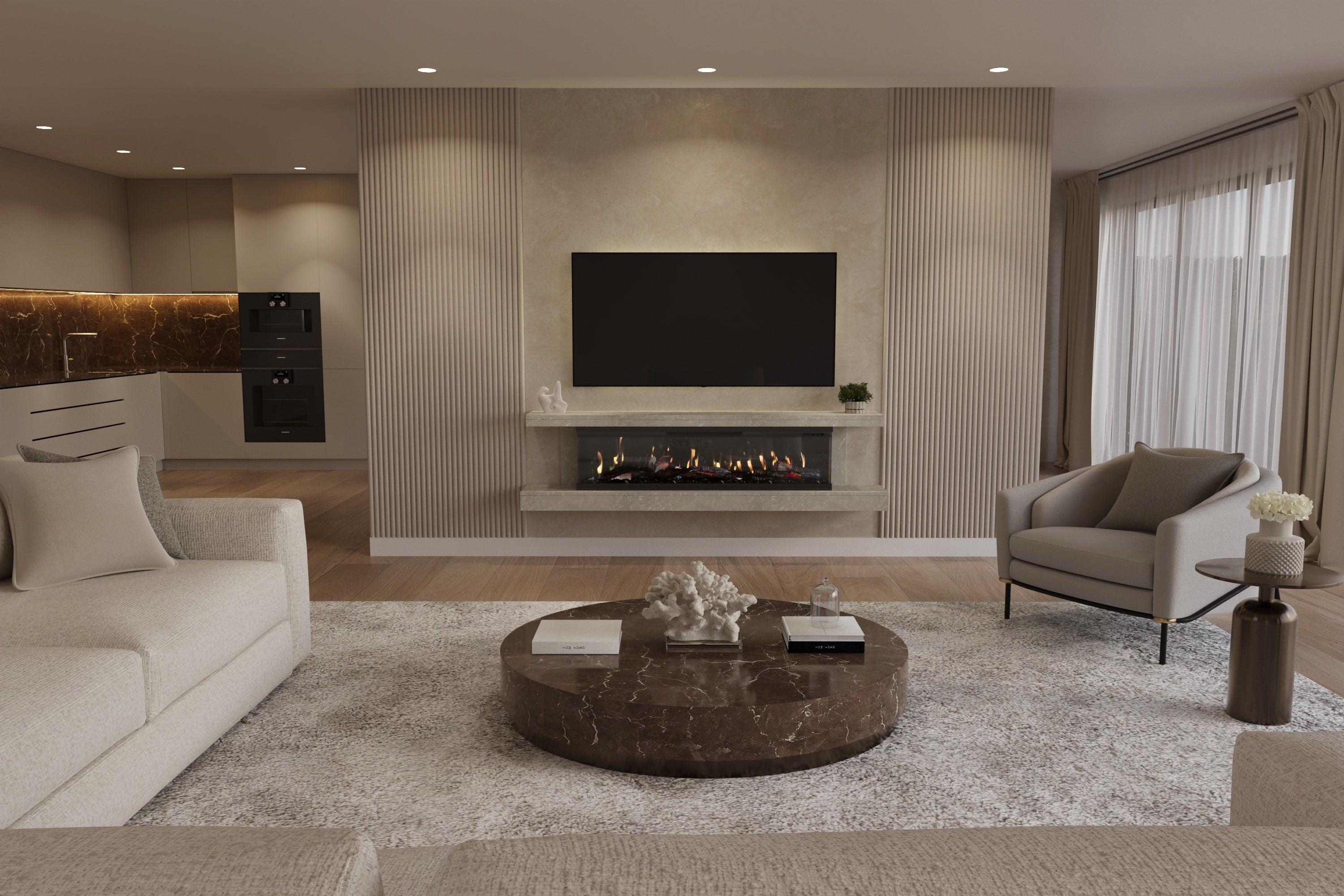 Alvic Wall Mounted Marble Suite