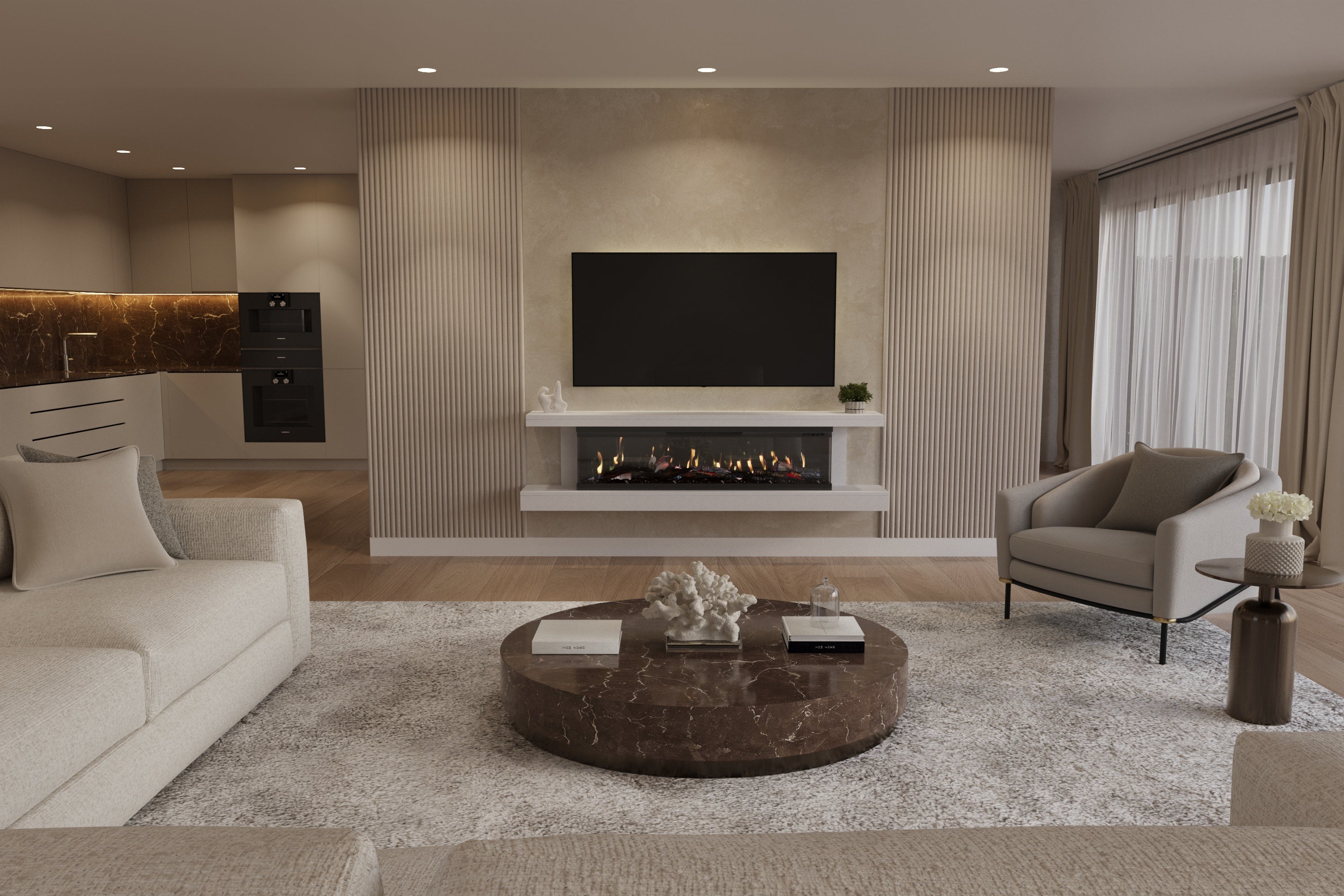 Alvic Wall Mounted Marble Suite