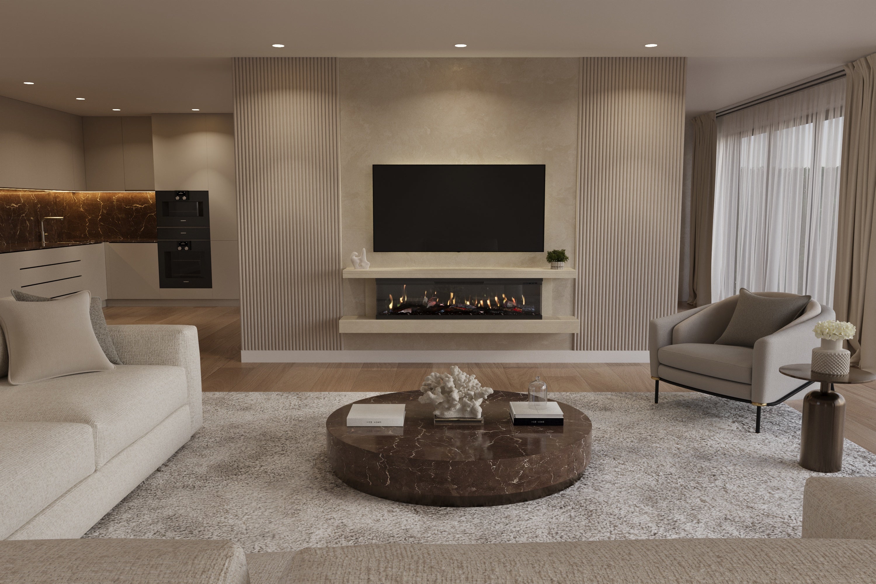 Alvic Wall Mounted Marble Suite