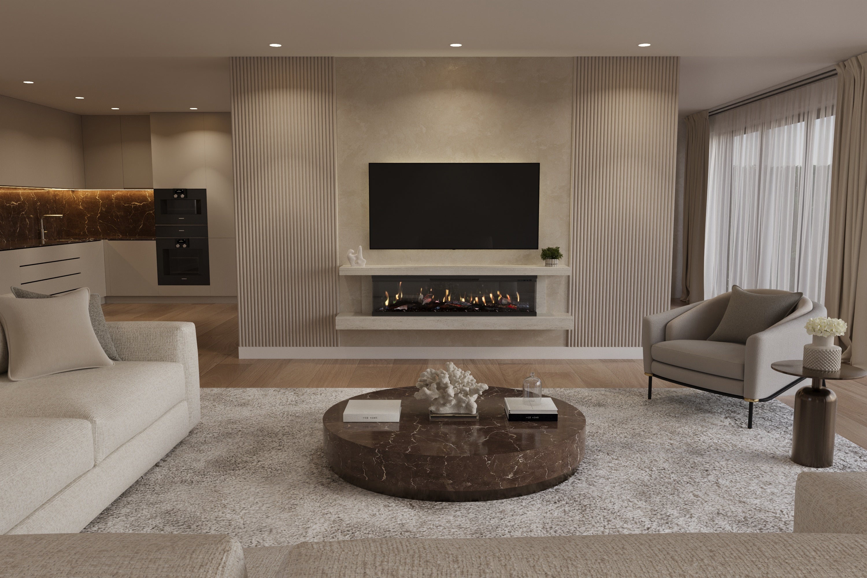 Alvic Wall Mounted Marble Suite