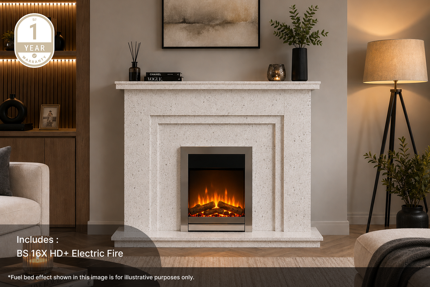 Isabelle Marble Fireplace Suite