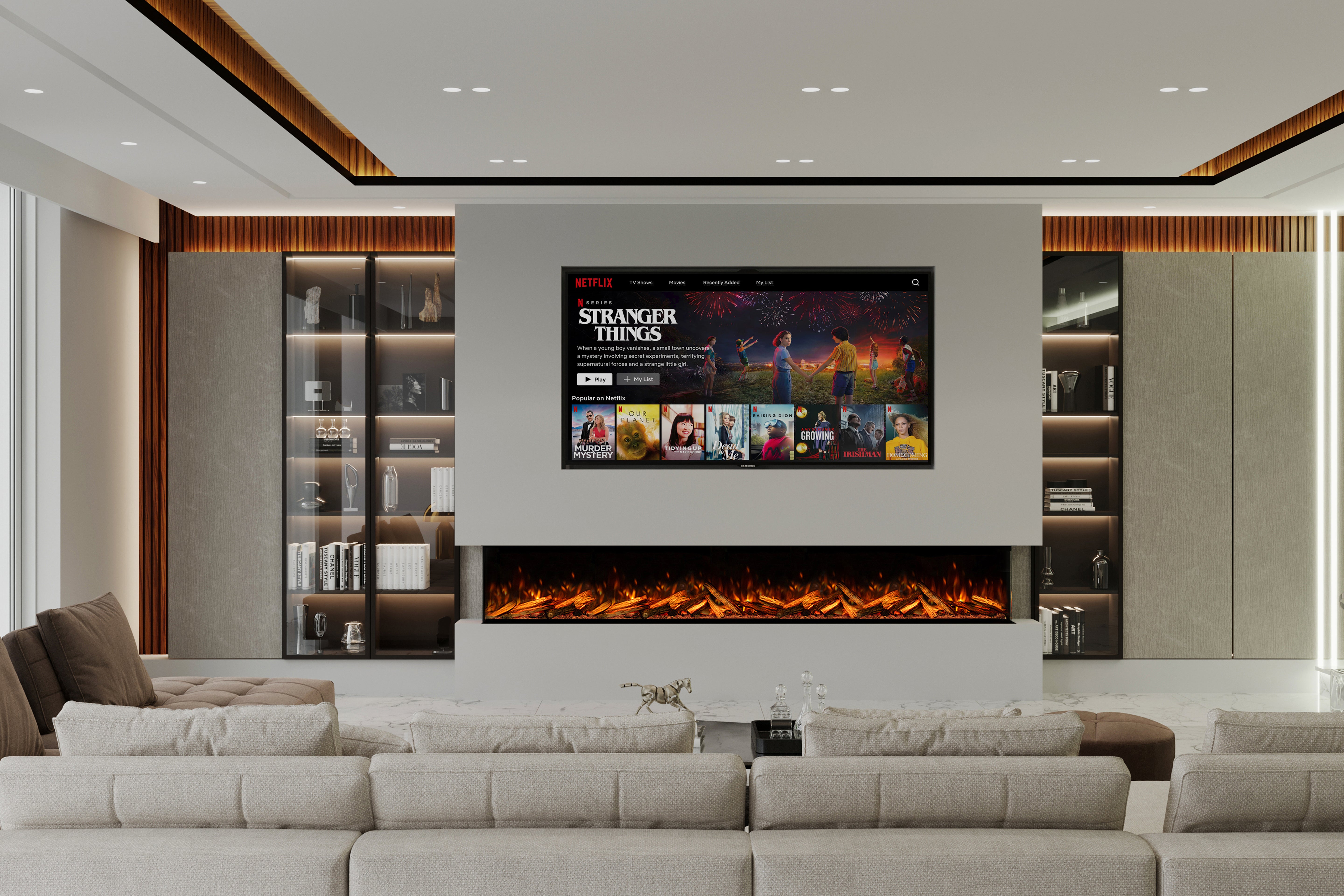 Panoramic X 3000 "The world's largest electric fire"