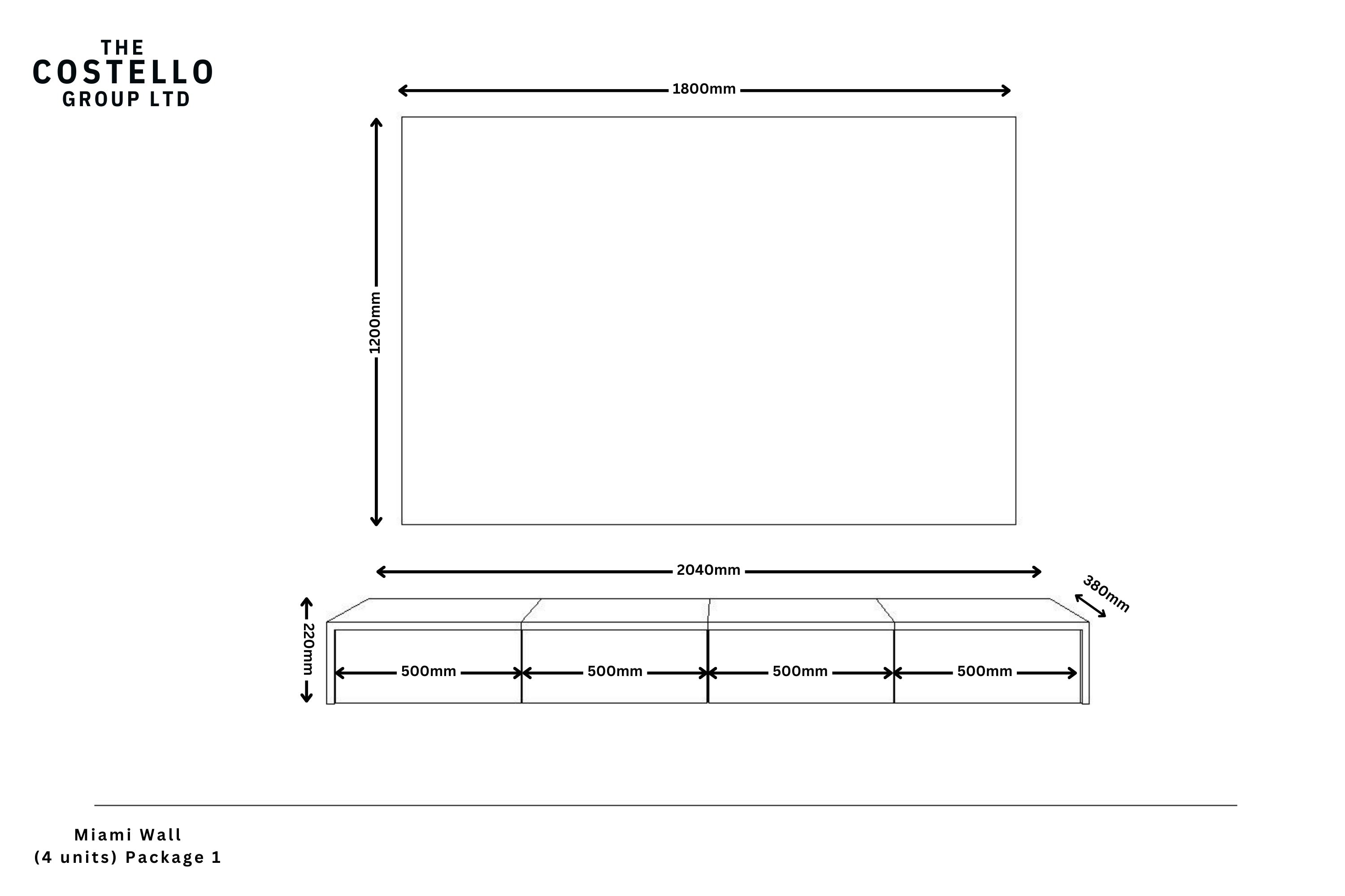 Miami Wall - Media Wall Package