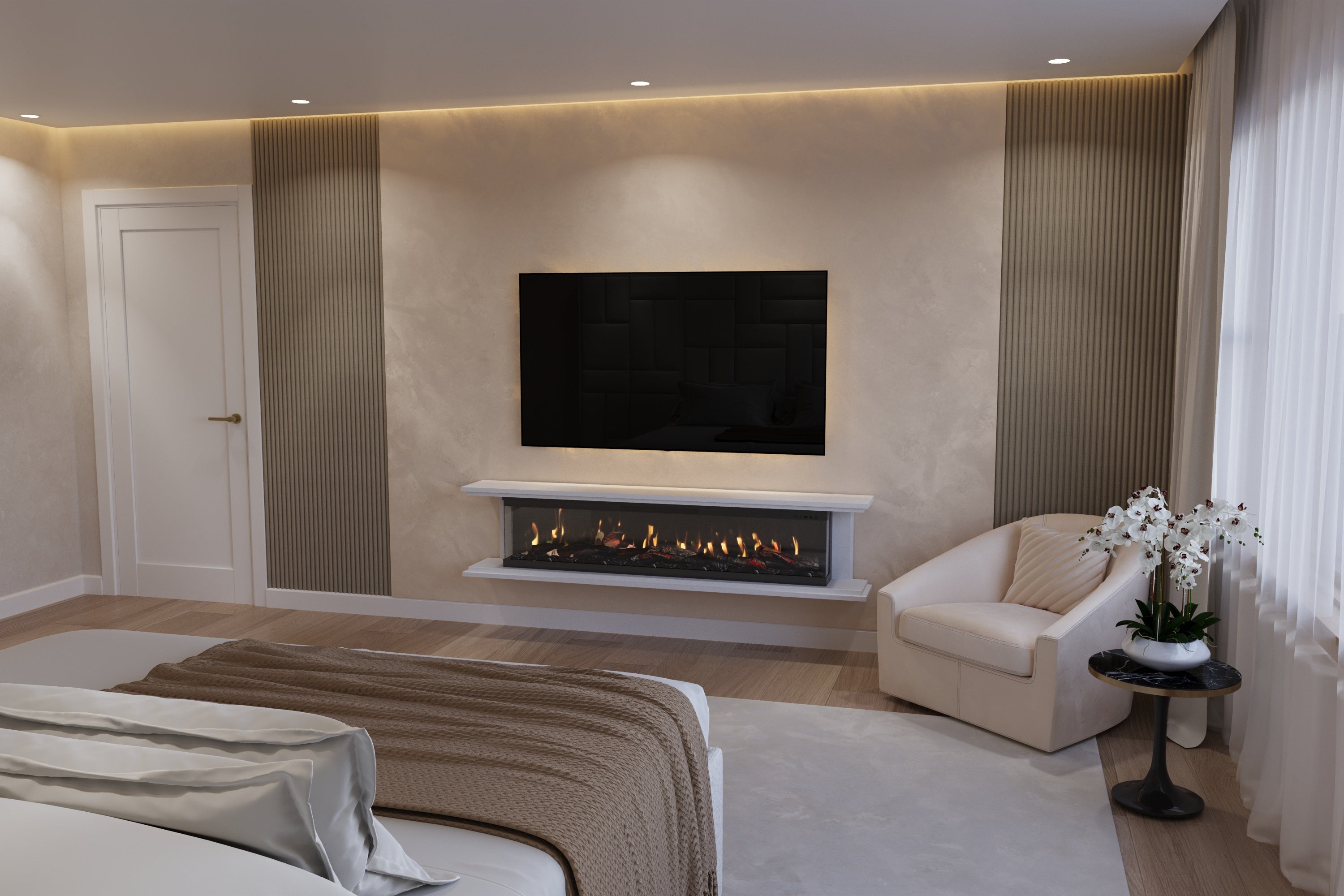 Sapphire Wall Mounted Marble Suite