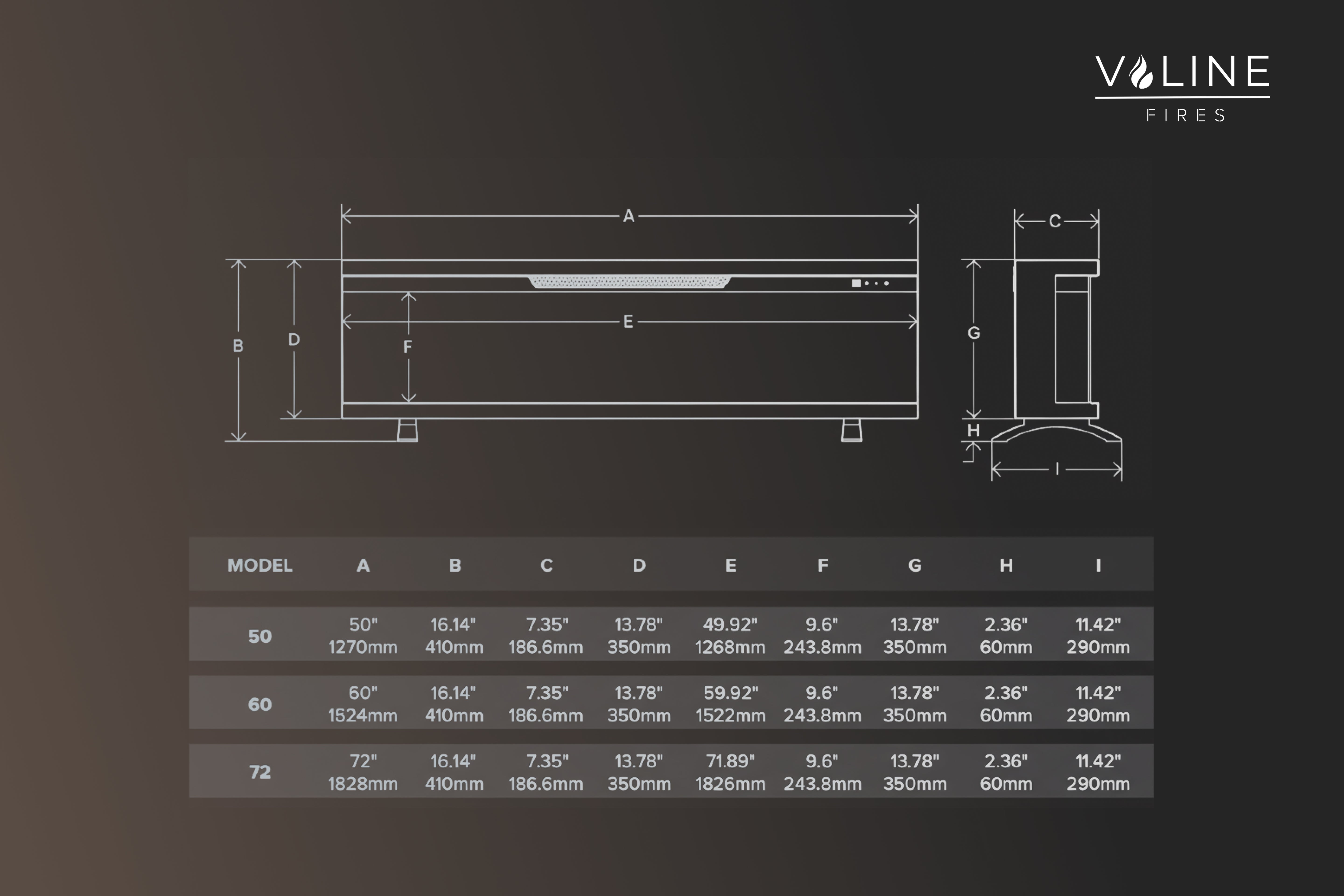 Valine Fires Panoramic Slimline Media Wall Electric Fire