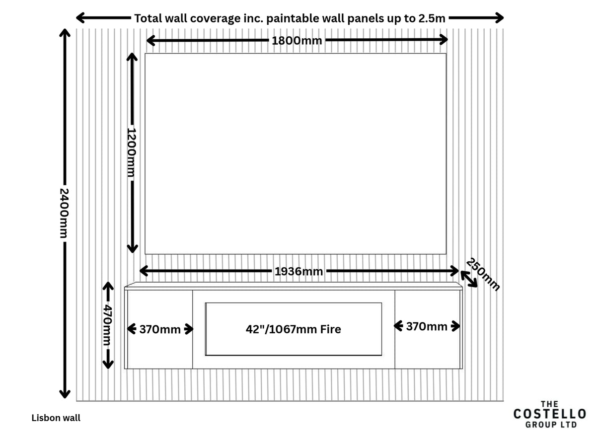 Lisbon Media Wall - Ultimate Stock Package