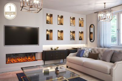 OUTLET - Bespoke Fireplaces Panoramic 1250 3DP Electric Fires