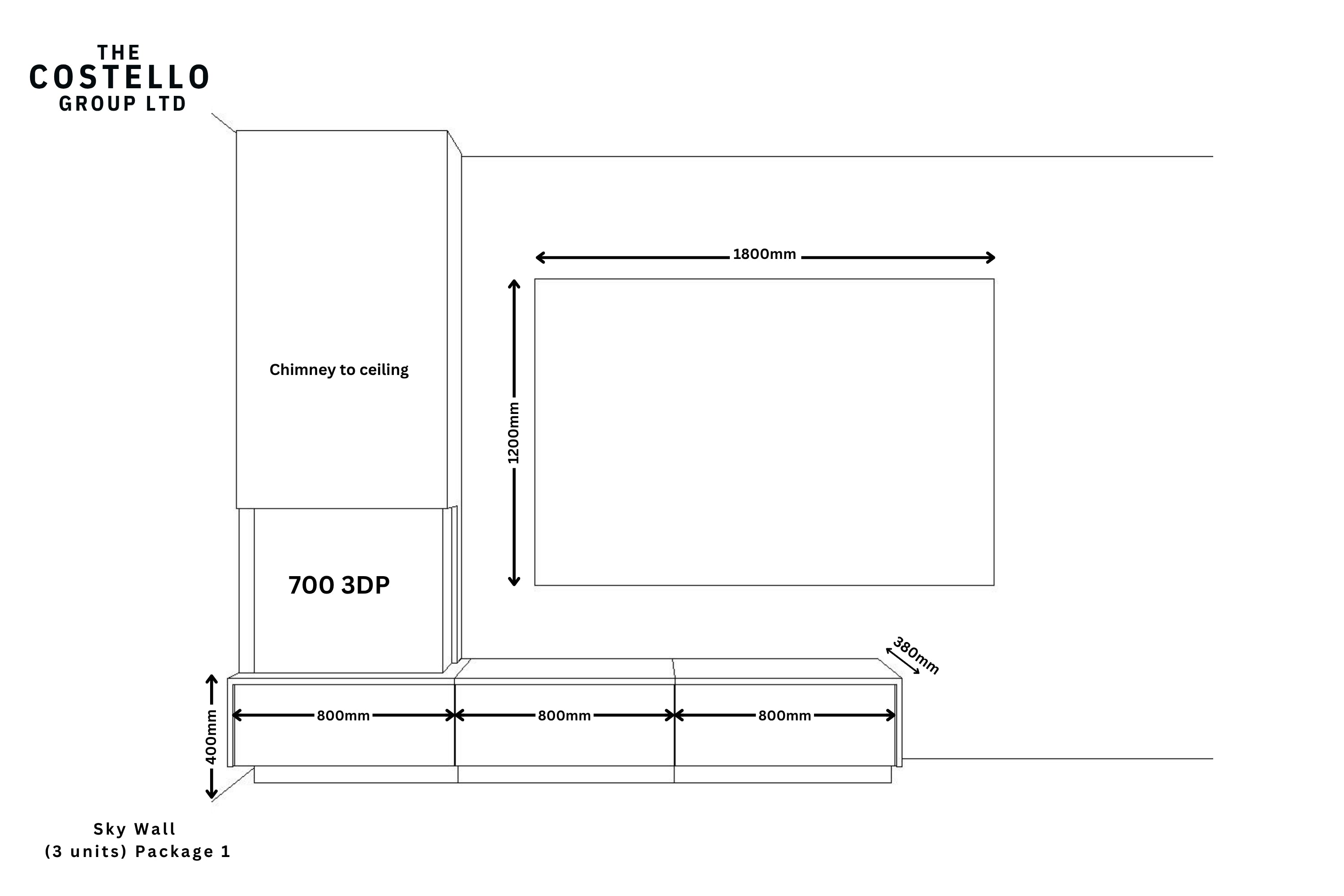 The Sky Wall - Media Wall Package