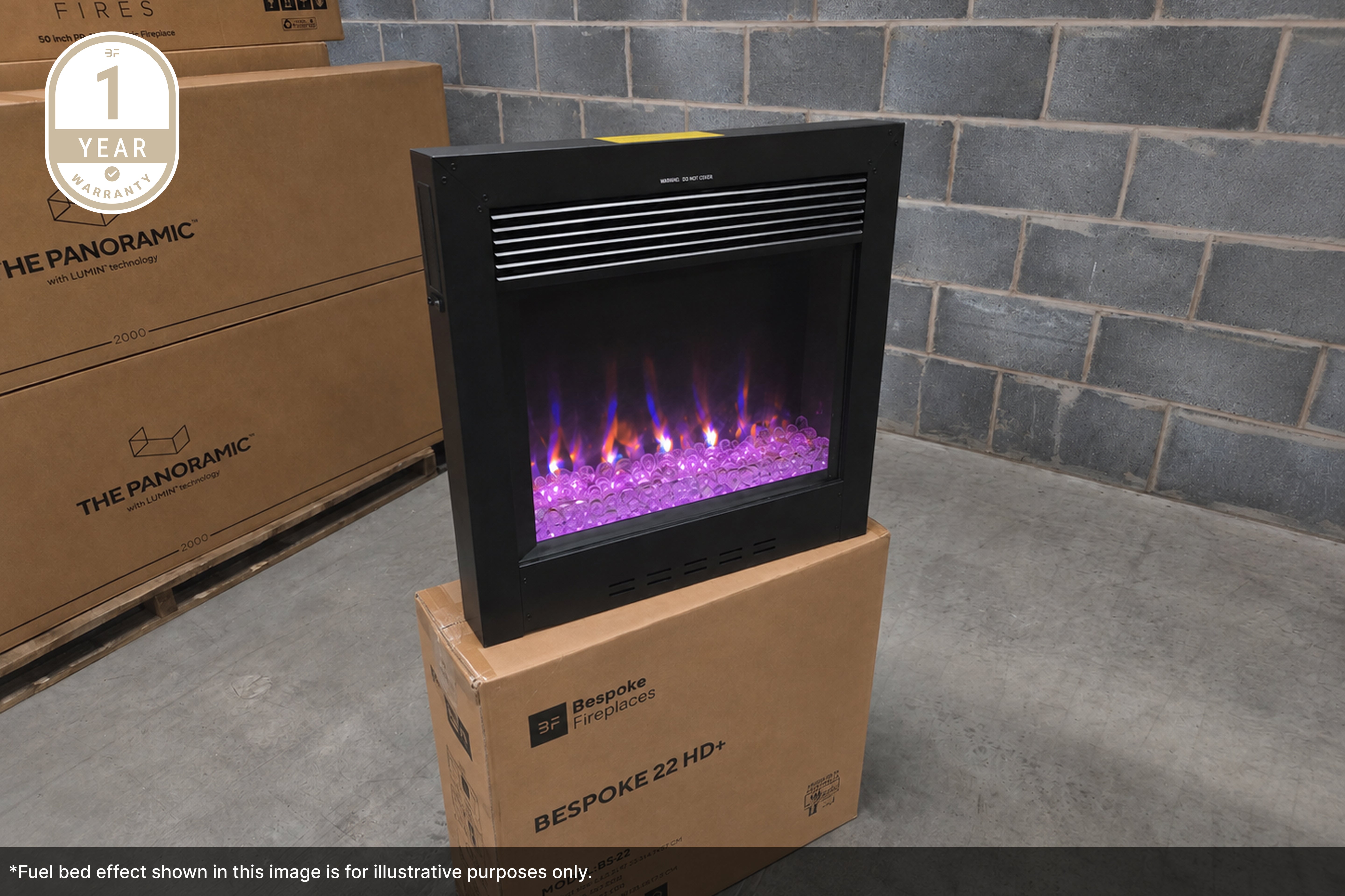 BS 22 HD+ Inset Electric Fire