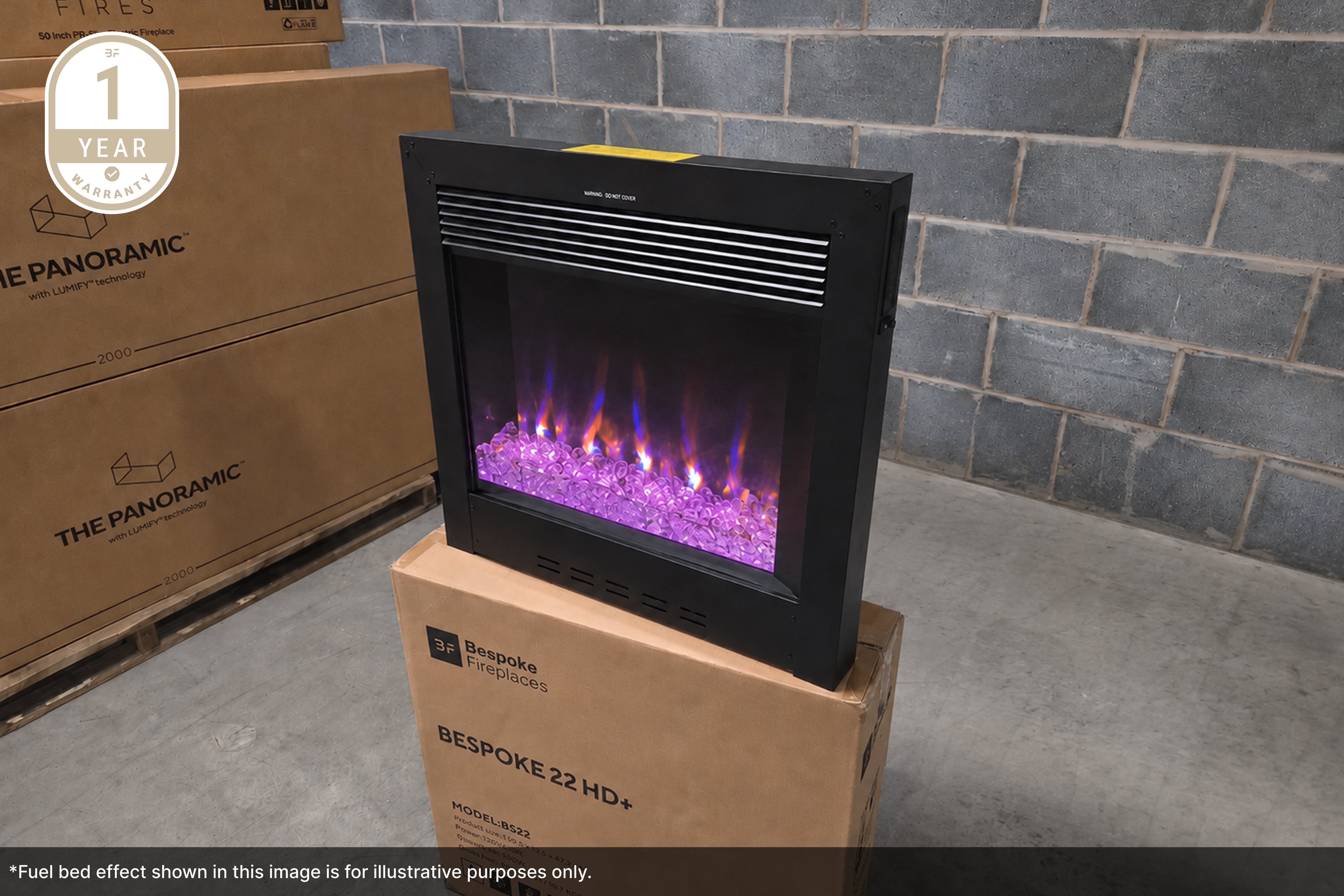 BS 22 HD+ Inset Electric Fire
