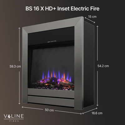 BS 16 X HD+ Inset Electric Fire
