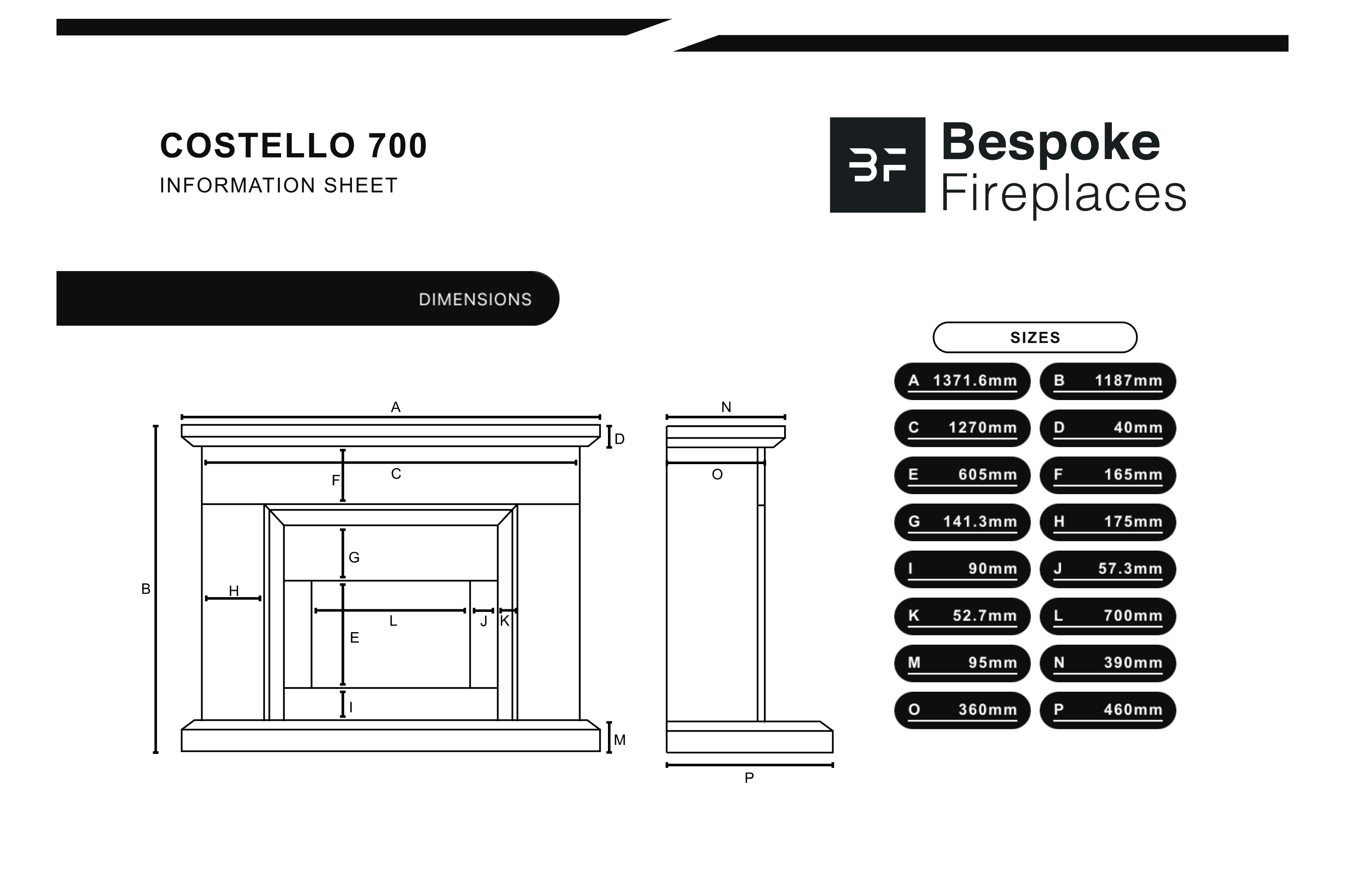 Costello Marble Suite & Electric Fire