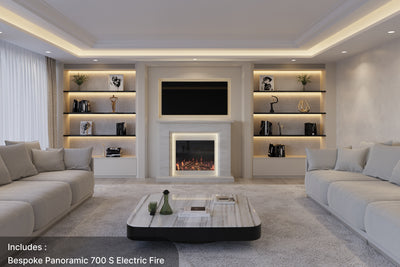 Costello Marble Suite & Electric Fire
