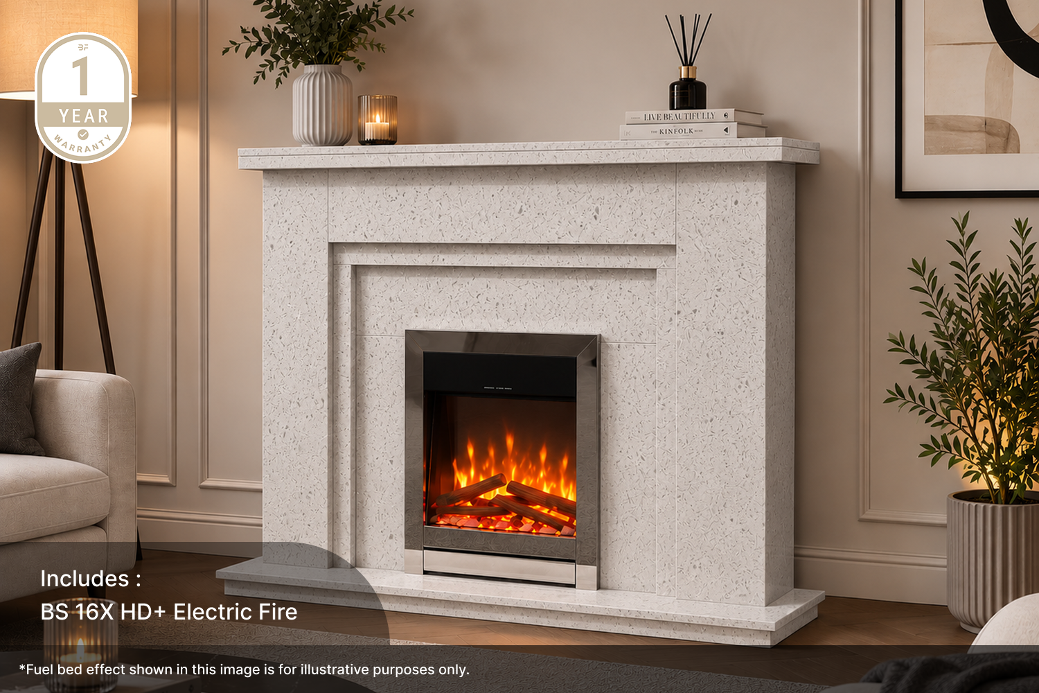 Isabelle Marble Fireplace Suite