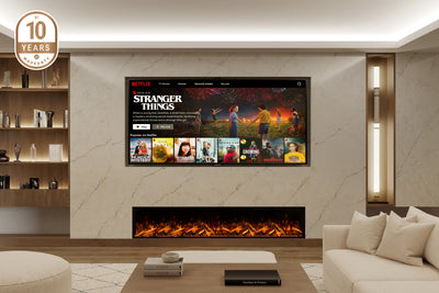 Panoramic X Media Wall Electric Fire