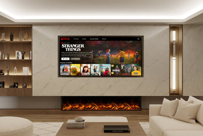 Panoramic X Media Wall Electric Fire