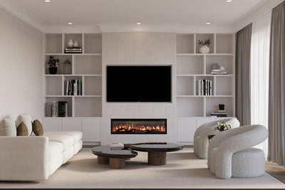 Valine Fires Linear Ultra Slim Media Wall Electric Fire