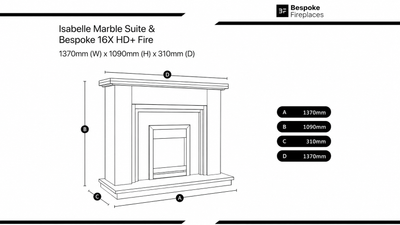 Isabelle Marble Fireplace Suite