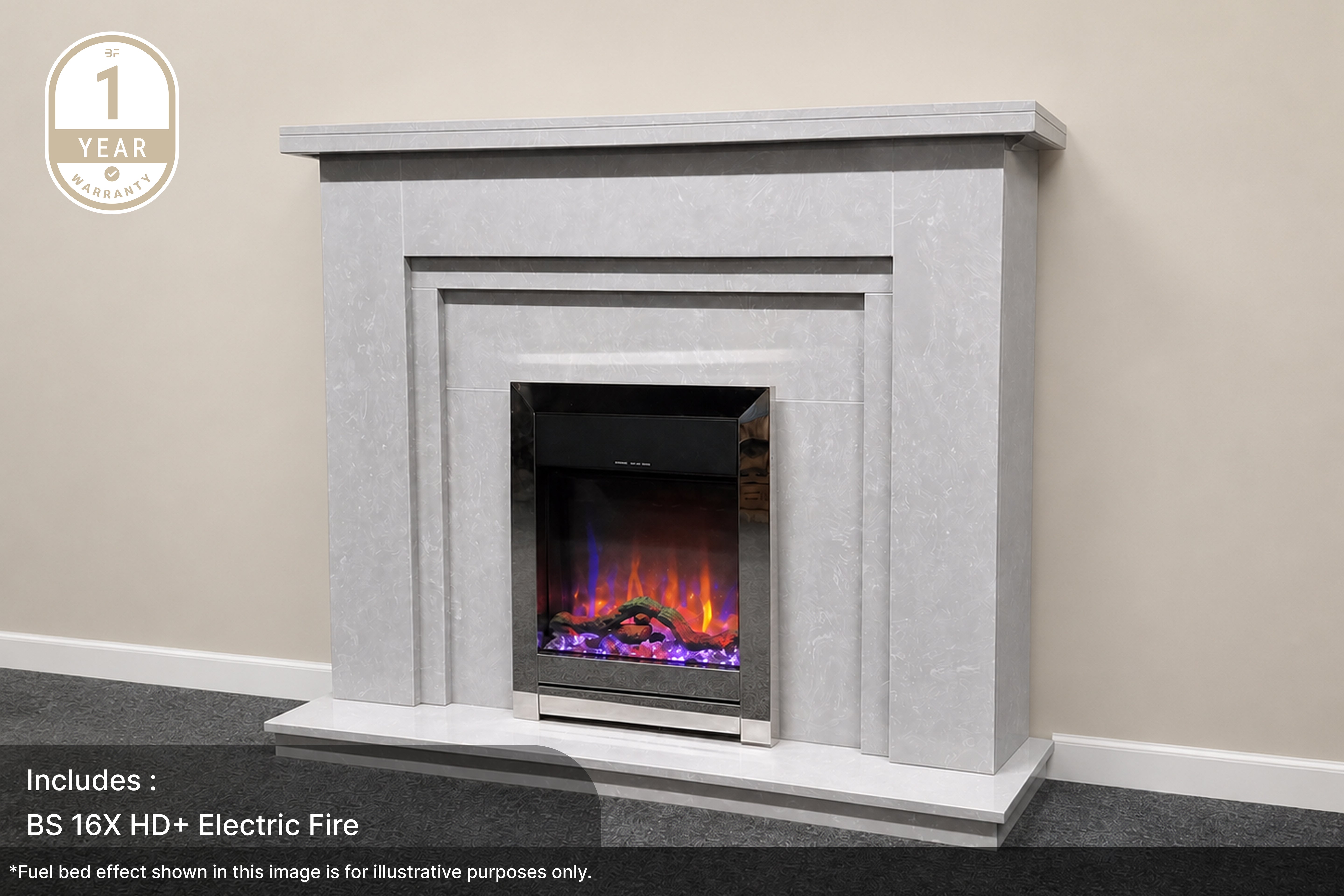 Isabelle Marble Fireplace Suite