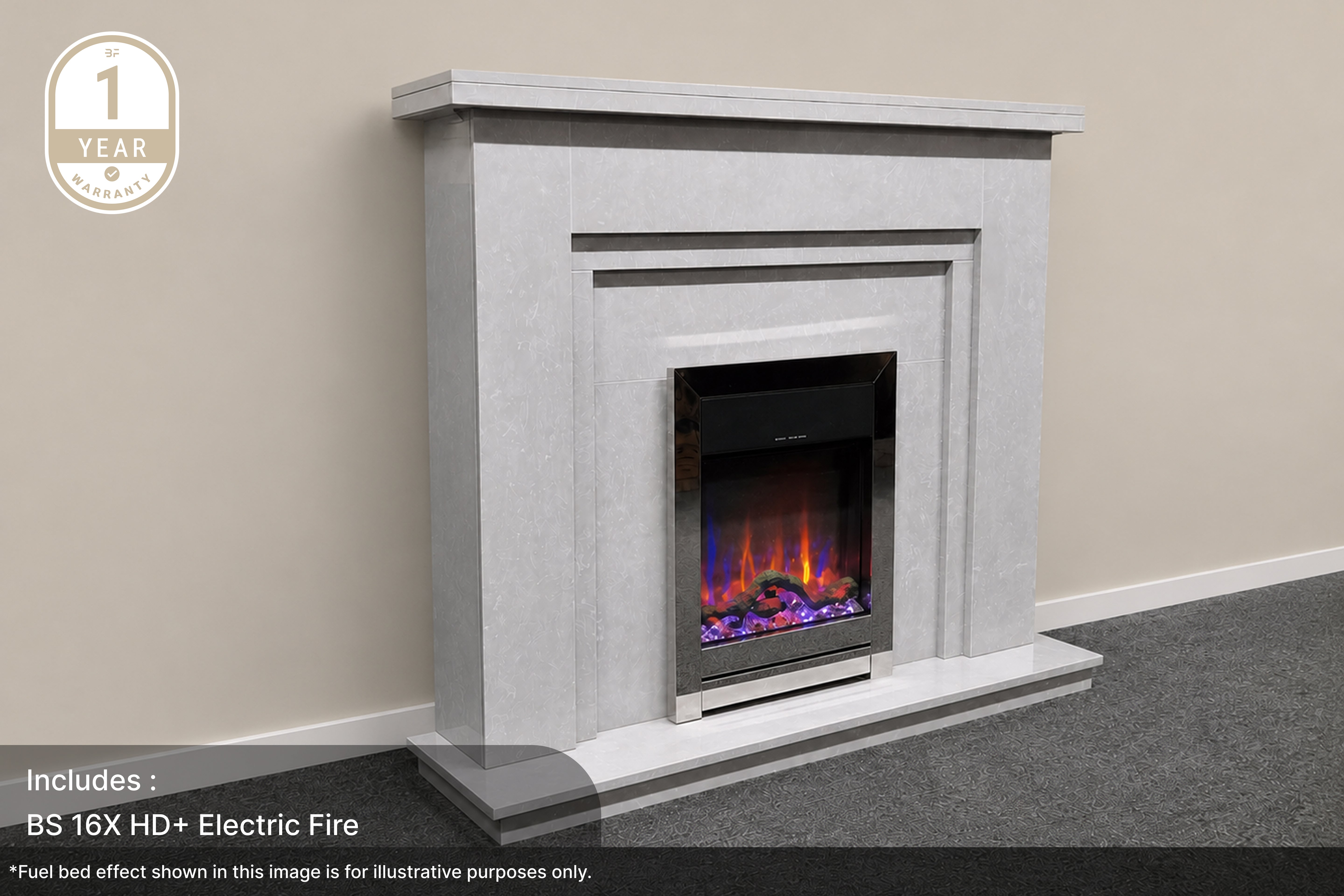 Isabelle Marble Fireplace Suite