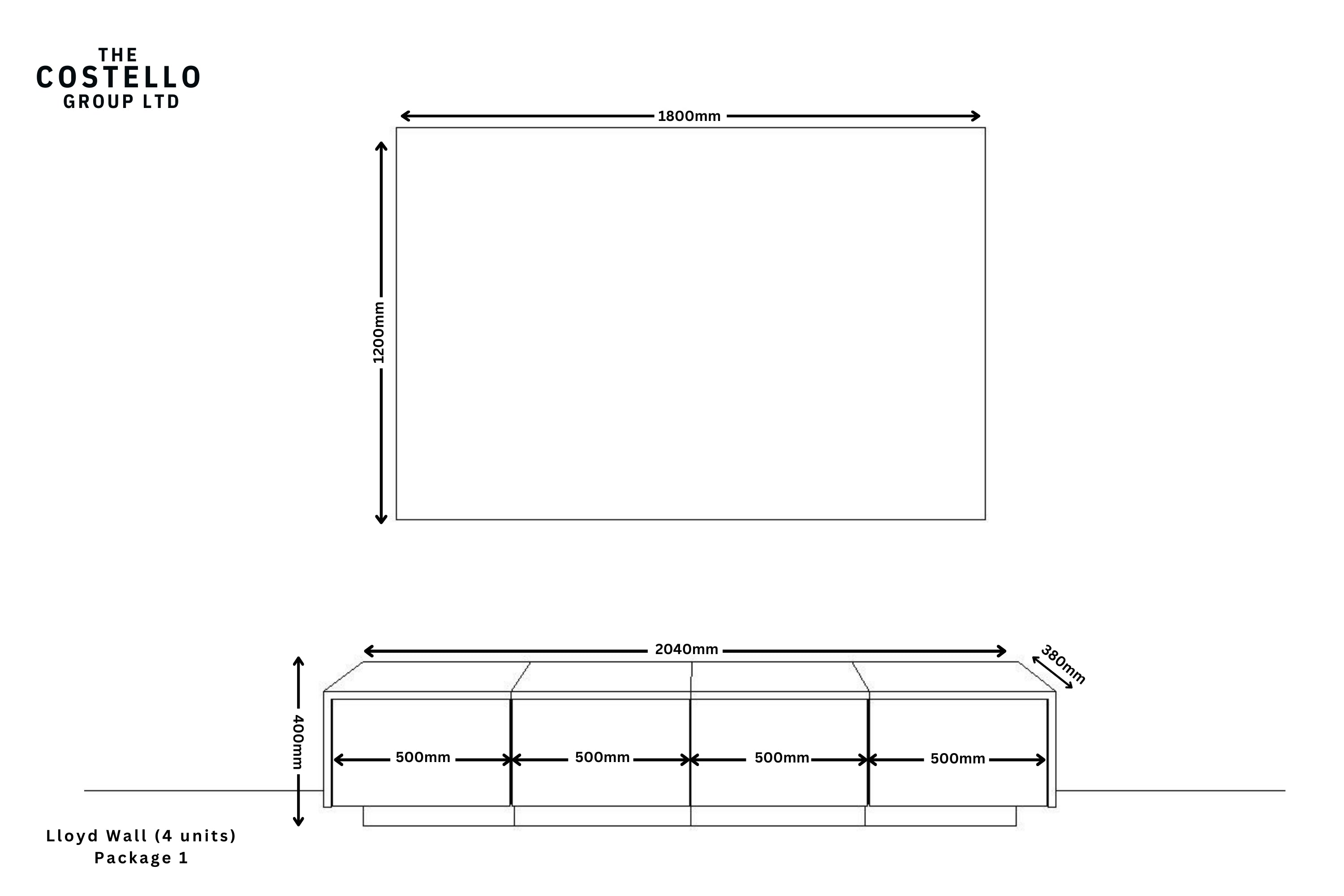 The Lloyd Wall - Media Wall Package