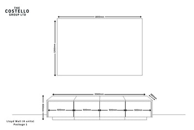 The Lloyd Wall - Media Wall Package