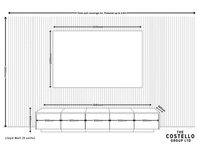 Lloyd Media Wall - Ultimate Stock Package
