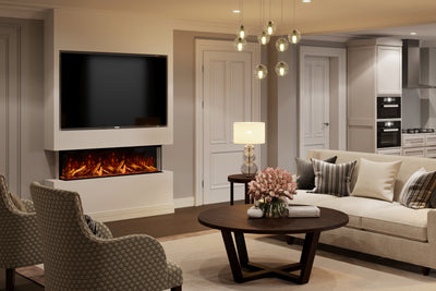 OUTLET - Panoramic 1300S Slim Media Wall Electric Fire