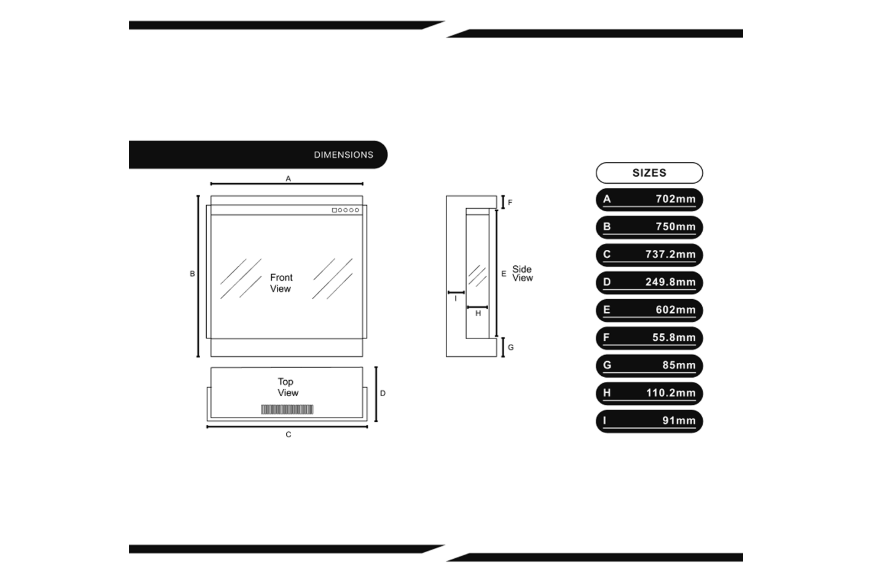 Panoramic S Media Wall Electric Fire