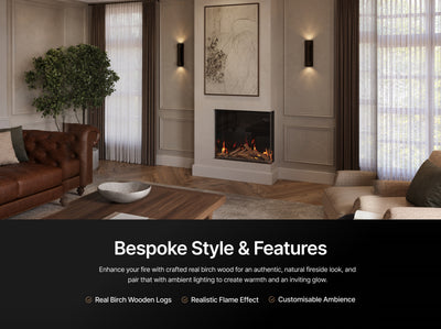 Panoramic S Slim Media Wall Electric Fire