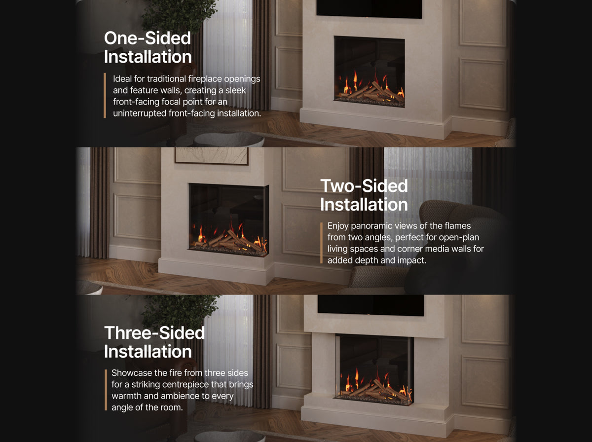 Panoramic S Slim Media Wall Electric Fire