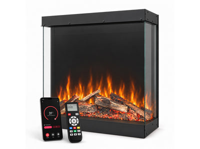 Panoramic S Slim Media Wall Electric Fire