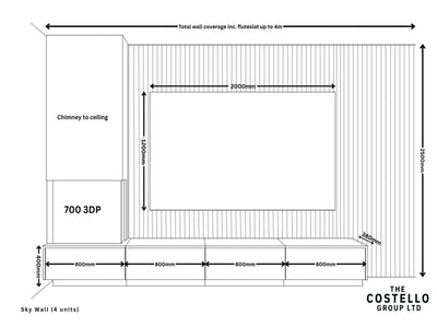 Sky Media Wall - Ultimate Stock Package