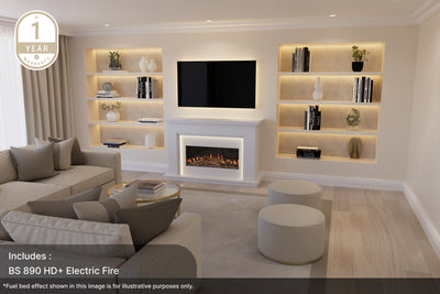 Step Elite Marble Fireplace Suite Managers Special