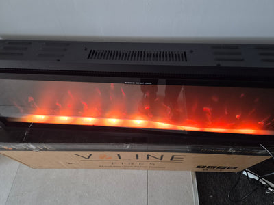 OUTLET - Valine Fires 42" Linear Ultra Slim Media Wall Electric Fire