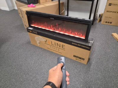 OUTLET - Valine Fires 50" Linear Ultra Slim Media Wall Electric Fire ( COLLECTION ONLY )