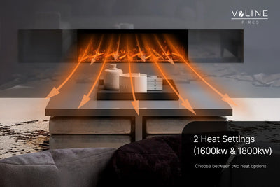 Valine Fires Panoramic Slimline Media Wall Electric Fire