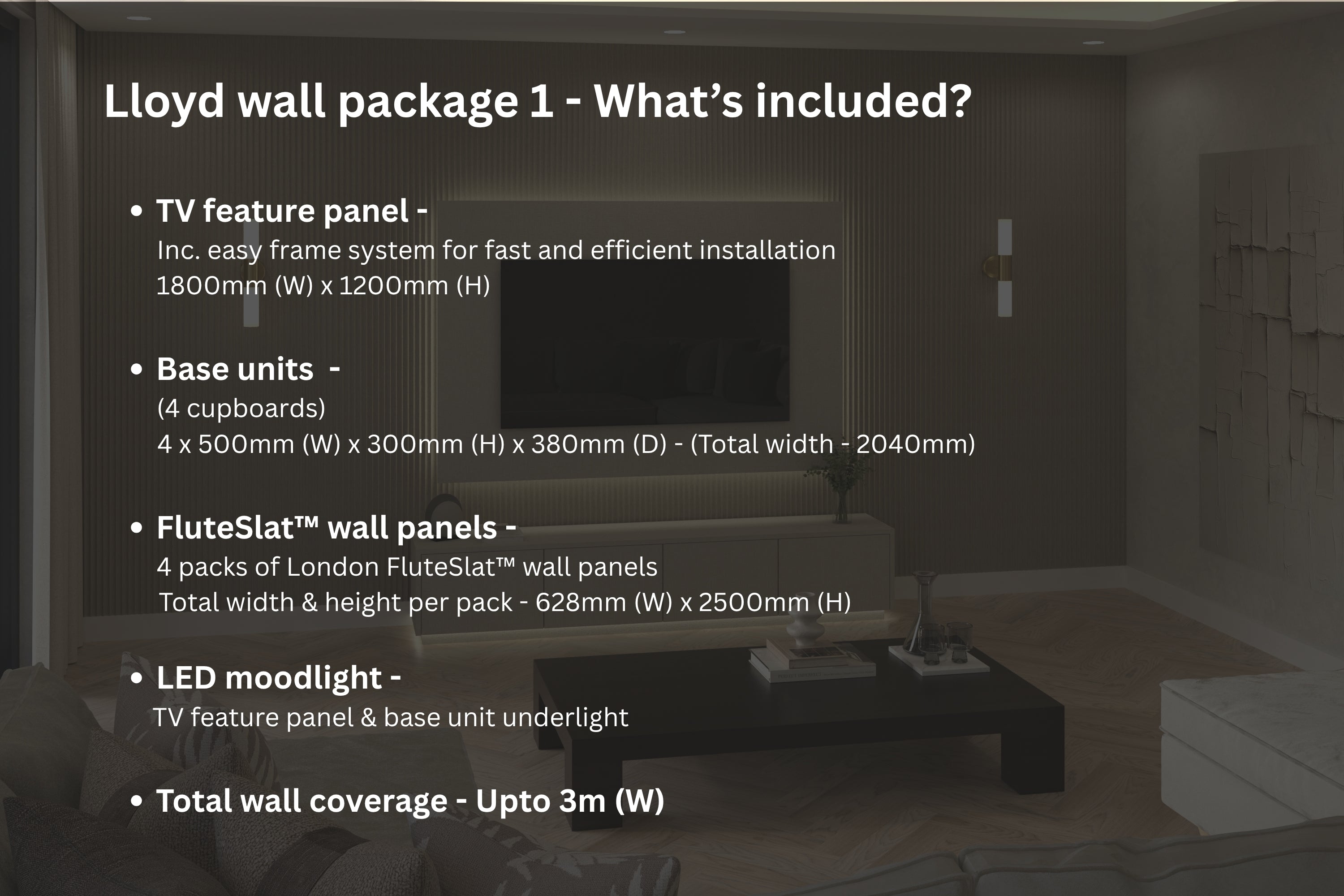 The Lloyd Wall - Media Wall Package