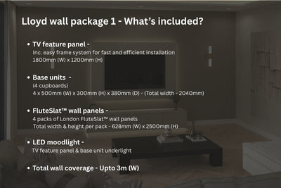 The Lloyd Wall - Media Wall Package