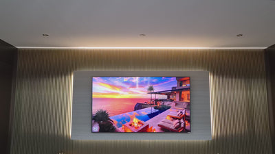 Willow Wall Floor Mounted Media Wall with Electric Fire Package