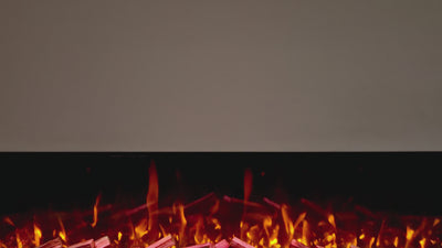 Panoramic X 3-Sided Media Wall Electric Fire
